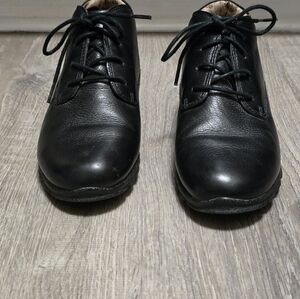 Moda by‎ Propet Men's Black Leather Lace-up Shoes Size 7